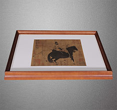 鲁甸书画装裱配框服务案例