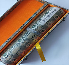 鲁甸书画装裱案例